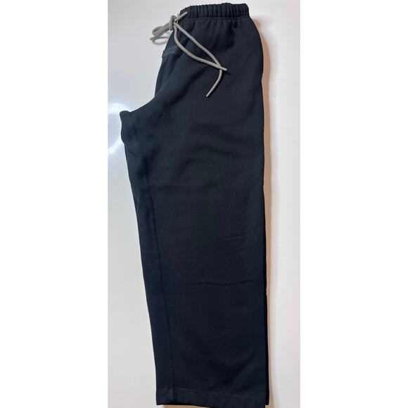Essentials Fear of God Heavy Fleece Relaxed Black Unisex Sweatpants - Picture 1 of 7